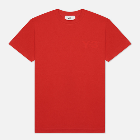Женская футболка Y-3 Classic Logo, цвет красный, размер XS