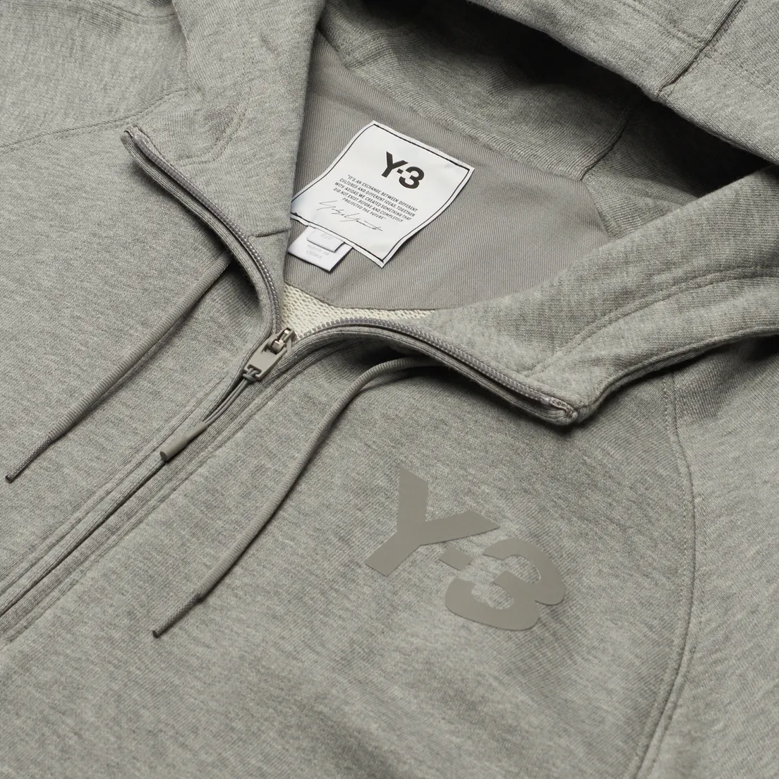 Y-3 Женская толстовка Classic Logo Full Zip-Hoodie