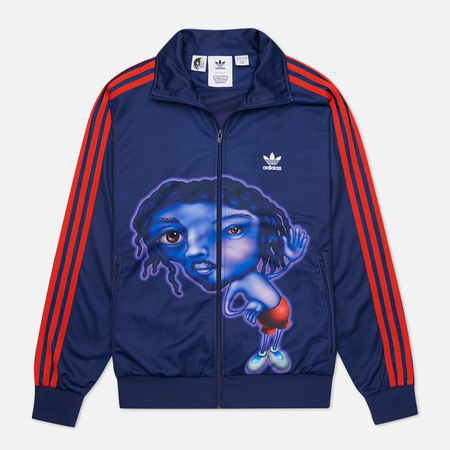 Мужская олимпийка adidas Originals x Kerwin Frost Alien Graphic, цвет синий, размер XL