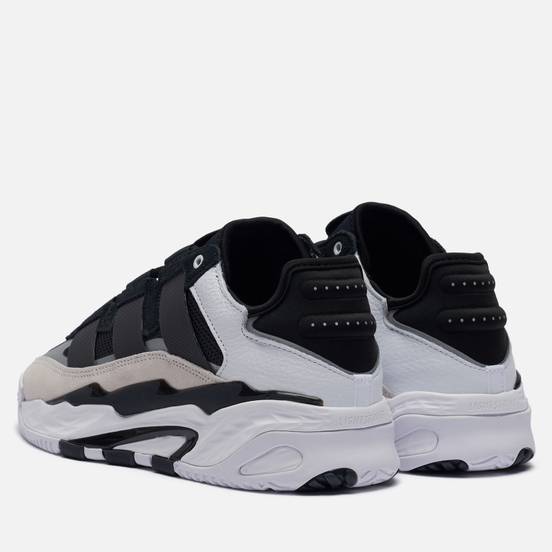 Мужские кроссовки adidas Originals Niteball Core Black/White/Silver Metallic