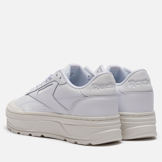 Женские кроссовки Reebok Club C Double GEO White/White/Chalk