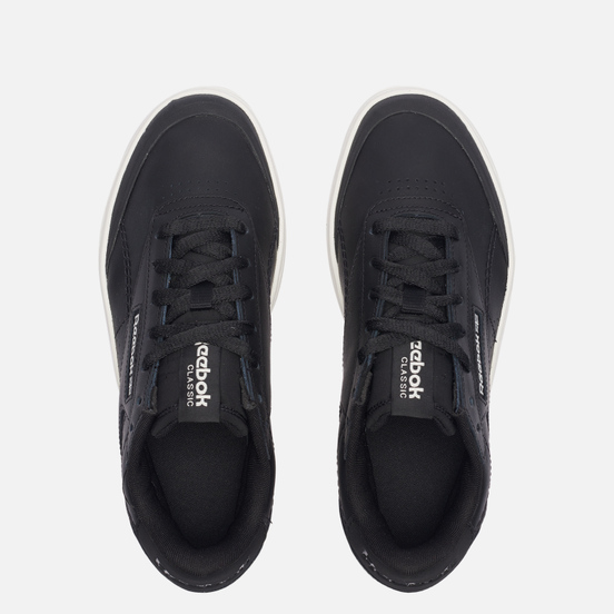Женские кроссовки Reebok Club C Double GEO Core Black/Core Black/Chalk