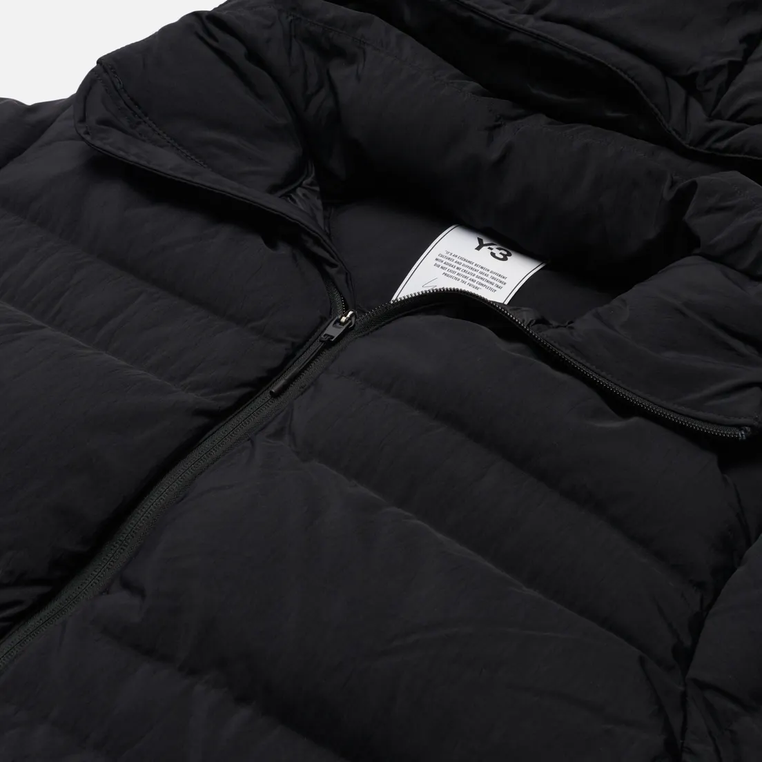 Y-3 Мужская куртка парка Classic Puffy Down Hooded