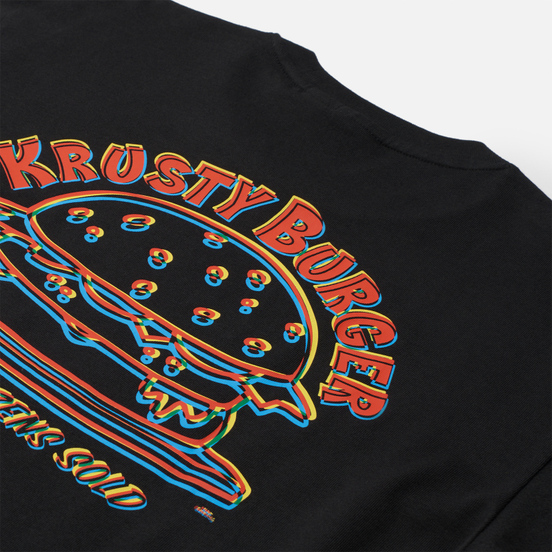 Мужской лонгслив adidas Originals x The Simpsons Krusty Burger Black