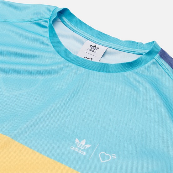 Мужская футболка adidas Originals x Human Made Graphic Light Aqua/St. Fade Gold