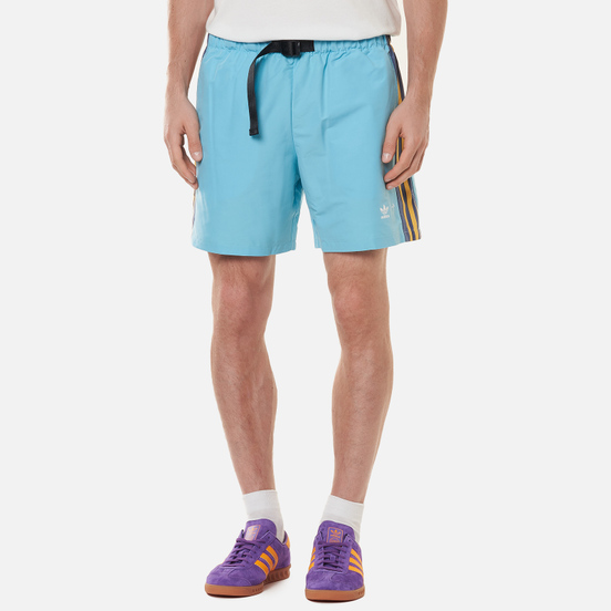 Мужские шорты adidas Originals x Human Made Wind Light Aqua/St. Fade Gold