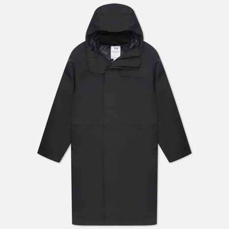 Женская куртка парка Y-3 Classic Cotton Gore-Tex Down, цвет чёрный, размер S