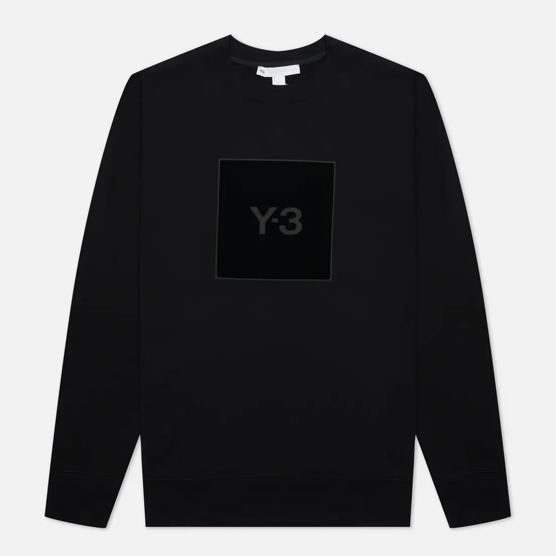 Y-3 Мужская толстовка Square Graphic Logo Crew Neck