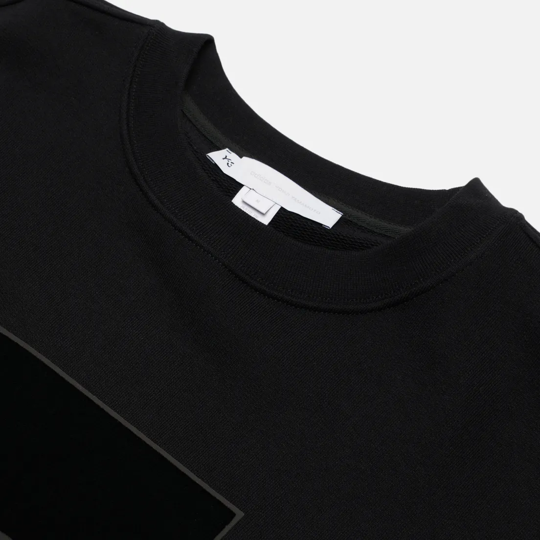 Y-3 Мужская толстовка Square Graphic Logo Crew Neck