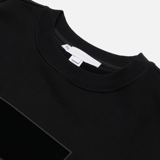 Мужская толстовка Y-3 Square Graphic Logo Crew Neck Black