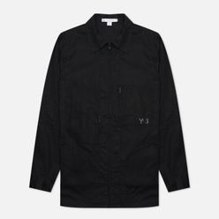 Мужская рубашка Y-3 Chapter 1 Waxed Ripstop Utility Utility Black