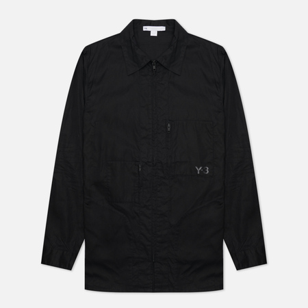 Мужская рубашка Y-3 Chapter 1 Waxed Ripstop Utility, цвет чёрный, размер XXL