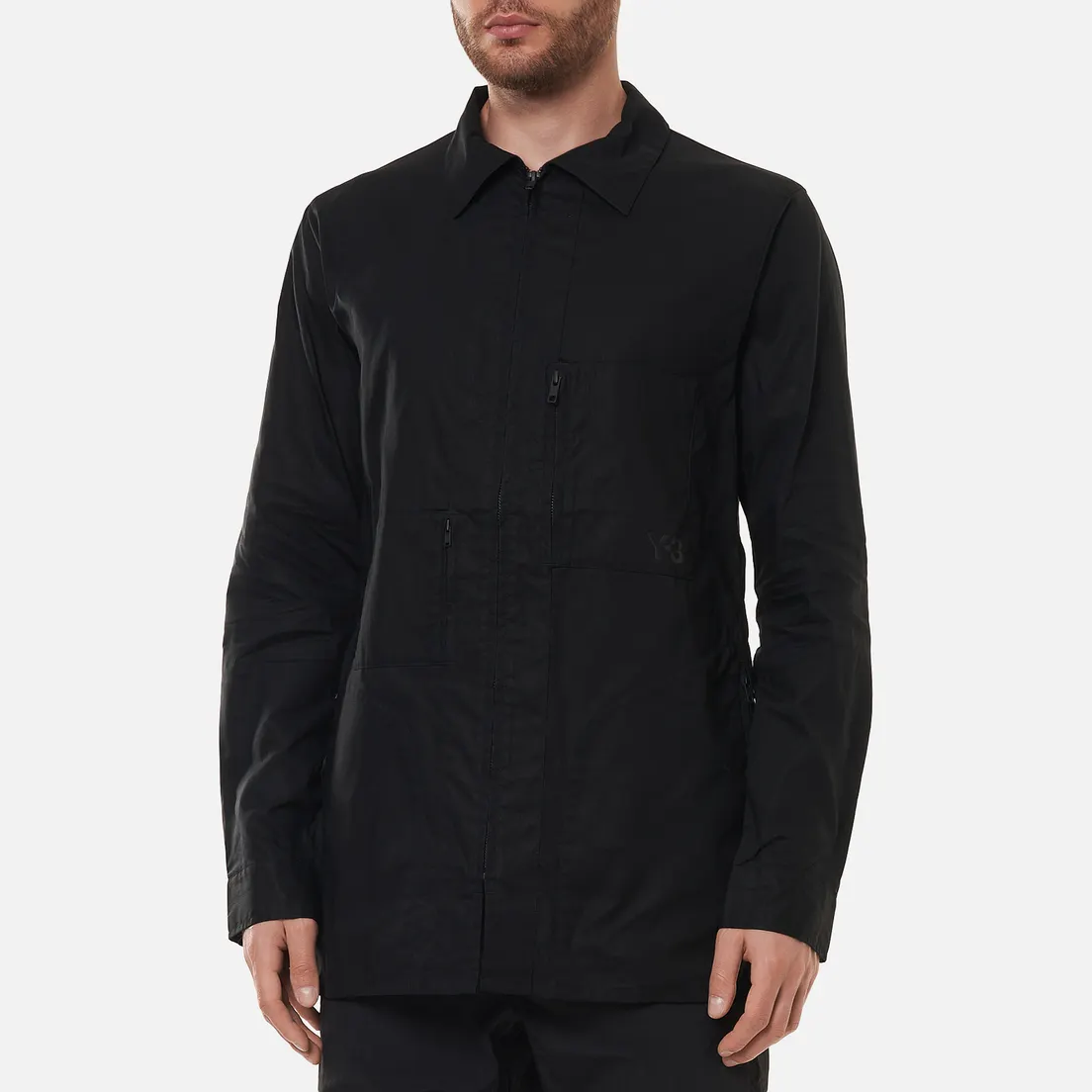 Y-3 Мужская рубашка Chapter 1 Waxed Ripstop Utility