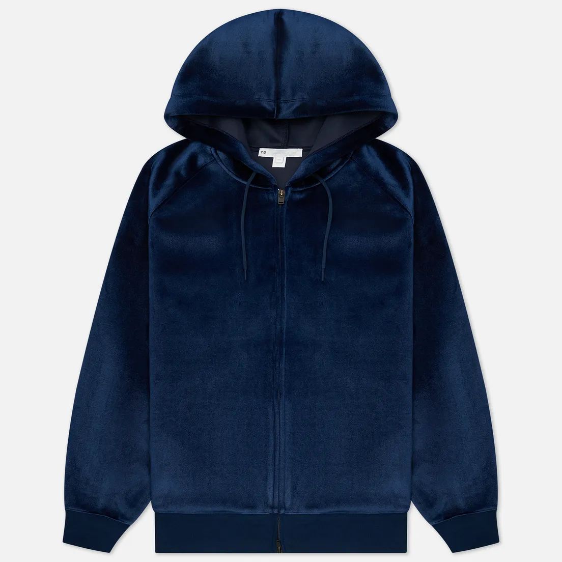 Y-3 Мужская толстовка Square Velvet Spacer Full-Zip Hoodie