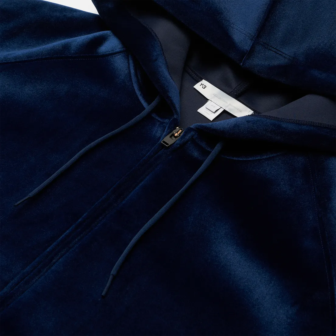 Y-3 Мужская толстовка Square Velvet Spacer Full-Zip Hoodie
