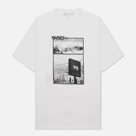 Мужская футболка Y-3 Chapter 2 Zine Page-1 Core White
