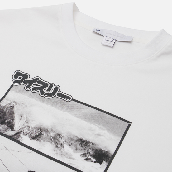 Мужская футболка Y-3 Chapter 2 Zine Page-1 Core White
