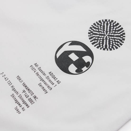 Мужская футболка Y-3 Chapter 2 Zine Page-1 Core White