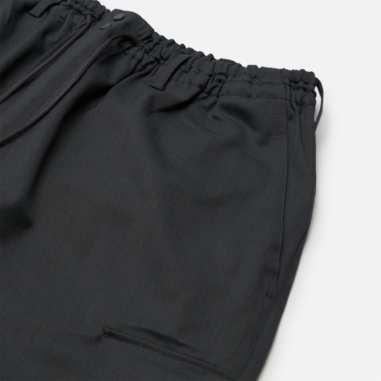Мужские брюки Y-3 Classic Refined Wool Stretch Cargo Carbon