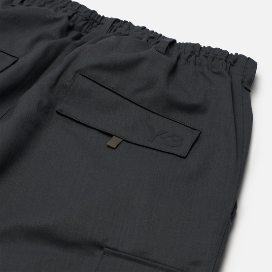Мужские брюки Y-3 Classic Refined Wool Stretch Cargo Carbon