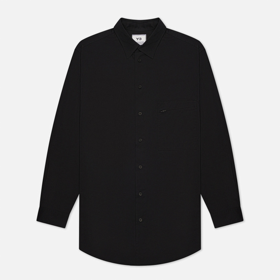 Мужская рубашка Y-3 Classic Chest Logo Button-Down Black
