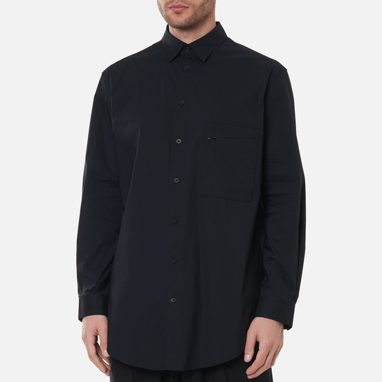 Мужская рубашка Y-3 Classic Chest Logo Button-Down Black