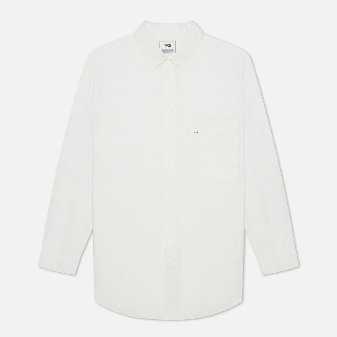 Y-3 Мужская рубашка Classic Chest Logo Button-Down