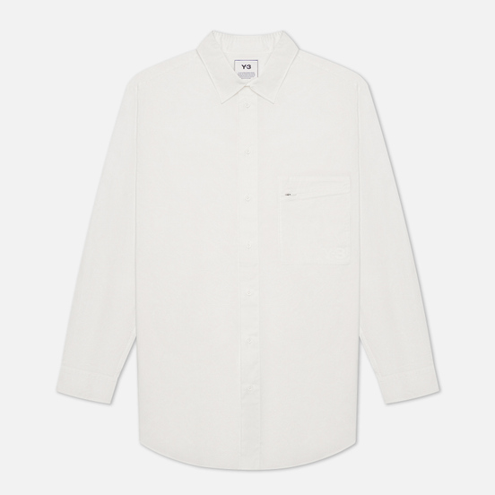 Мужская рубашка Y-3 Classic Chest Logo Button-Down Core White