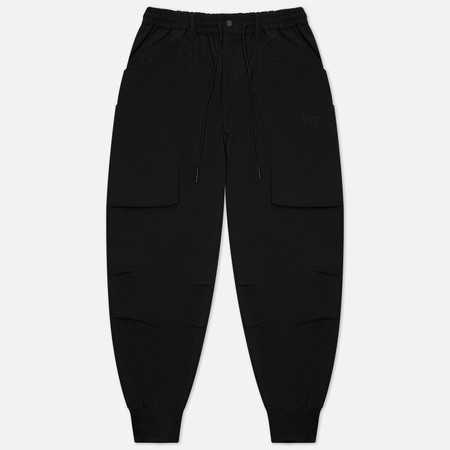 Мужские брюки Y-3 Classic Light Ripstop Utility Relaxed Fit, цвет чёрный, размер S