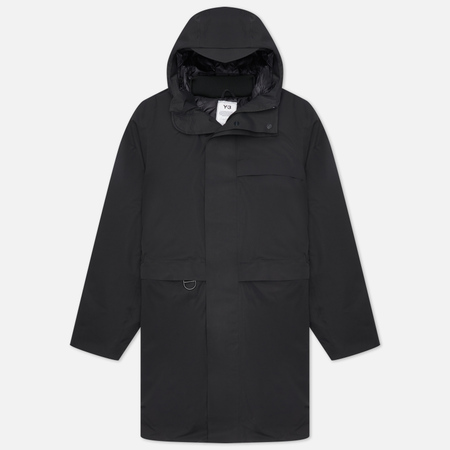 Мужская куртка парка Y-3 Classic Cotton Gore-Tex Down, цвет чёрный, размер M