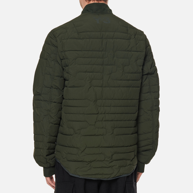 Мужская куртка бомбер Y-3, цвет оливковый, размер S HB3469 Classic Cloud Insulated - фото 4