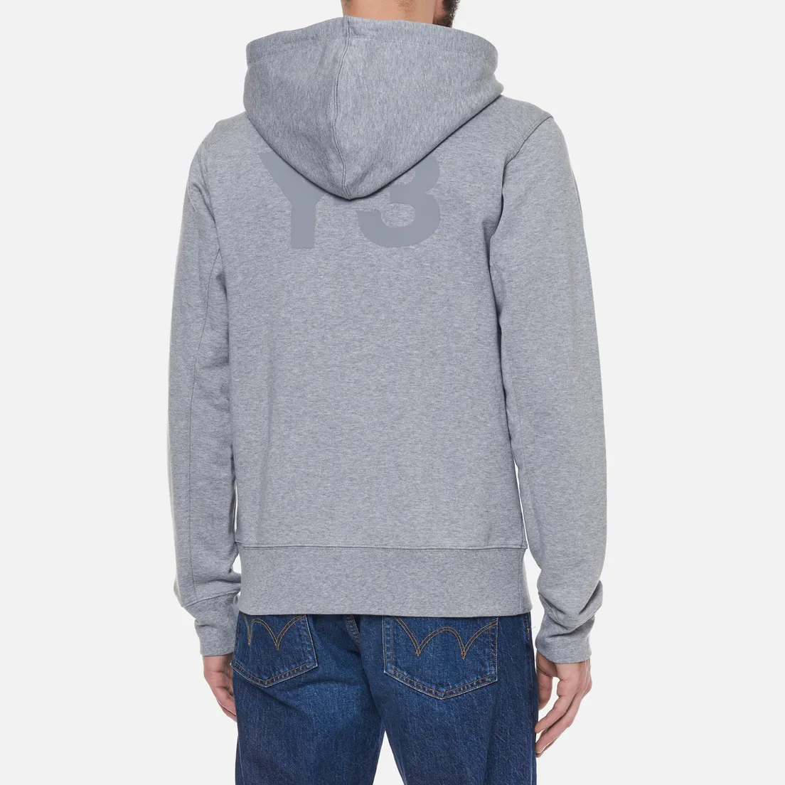 Y-3 Мужская толстовка Classic Back Logo Full Zip-Hoodie