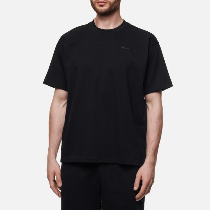 Мужская футболка adidas Originals, цвет чёрный, размер XS HB8817 x Pharrell Williams Human Race Basics - фото 4