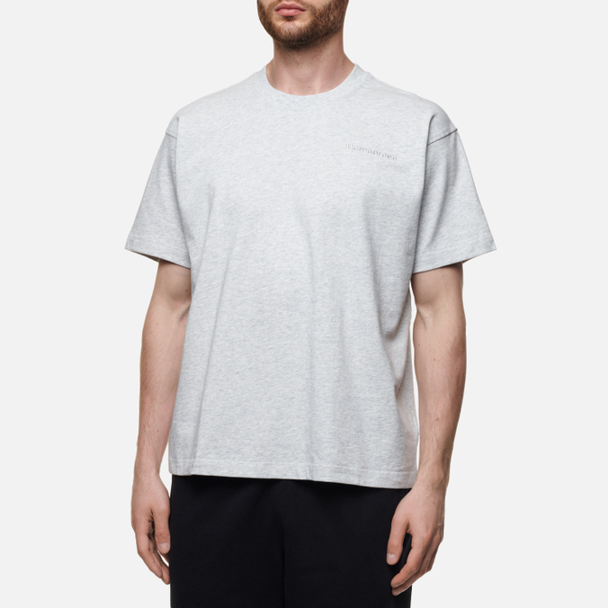 Мужская футболка adidas Originals, цвет серый, размер L HB8818 x Pharrell Williams Human Race Basics - фото 4