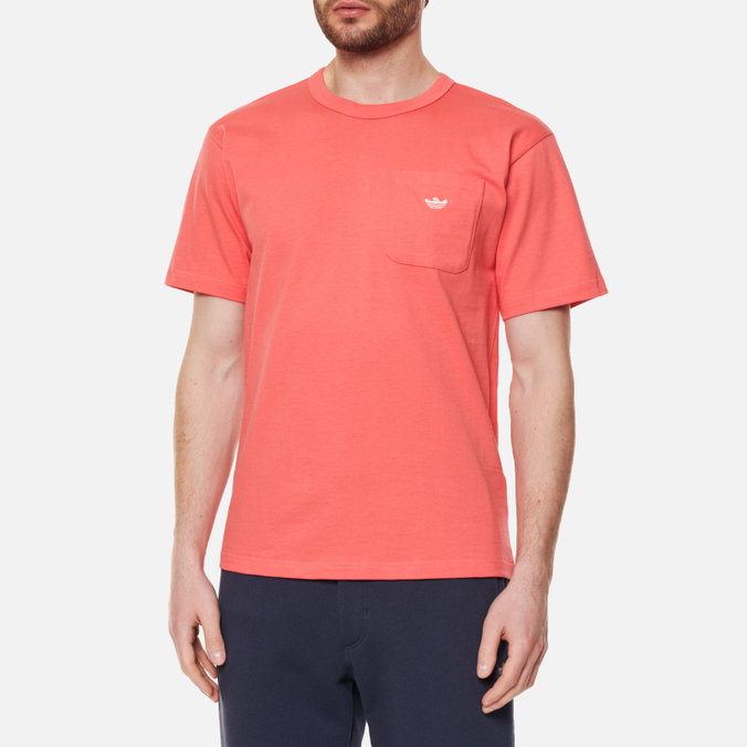 Мужская футболка adidas Skateboarding, цвет розовый, размер M HC2208 Heavyweight Shmoofoil Pocket - фото 3