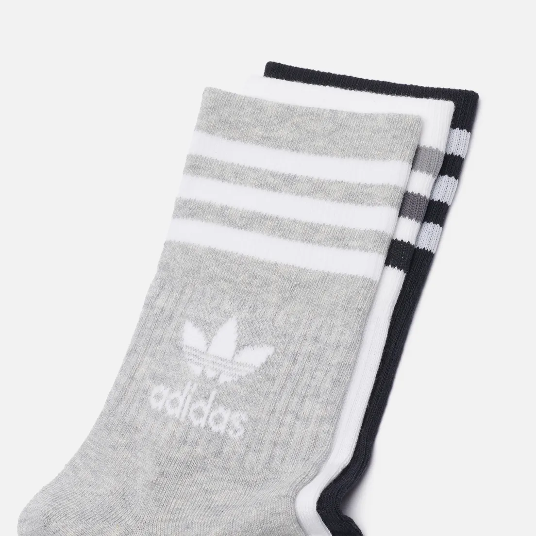 adidas Originals Комплект носков 3-Pack Mid-Cut Crew