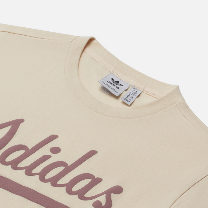 Женская футболка adidas Originals, цвет бежевый, размер 36 HD9777 Modern B-Ball - фото 2