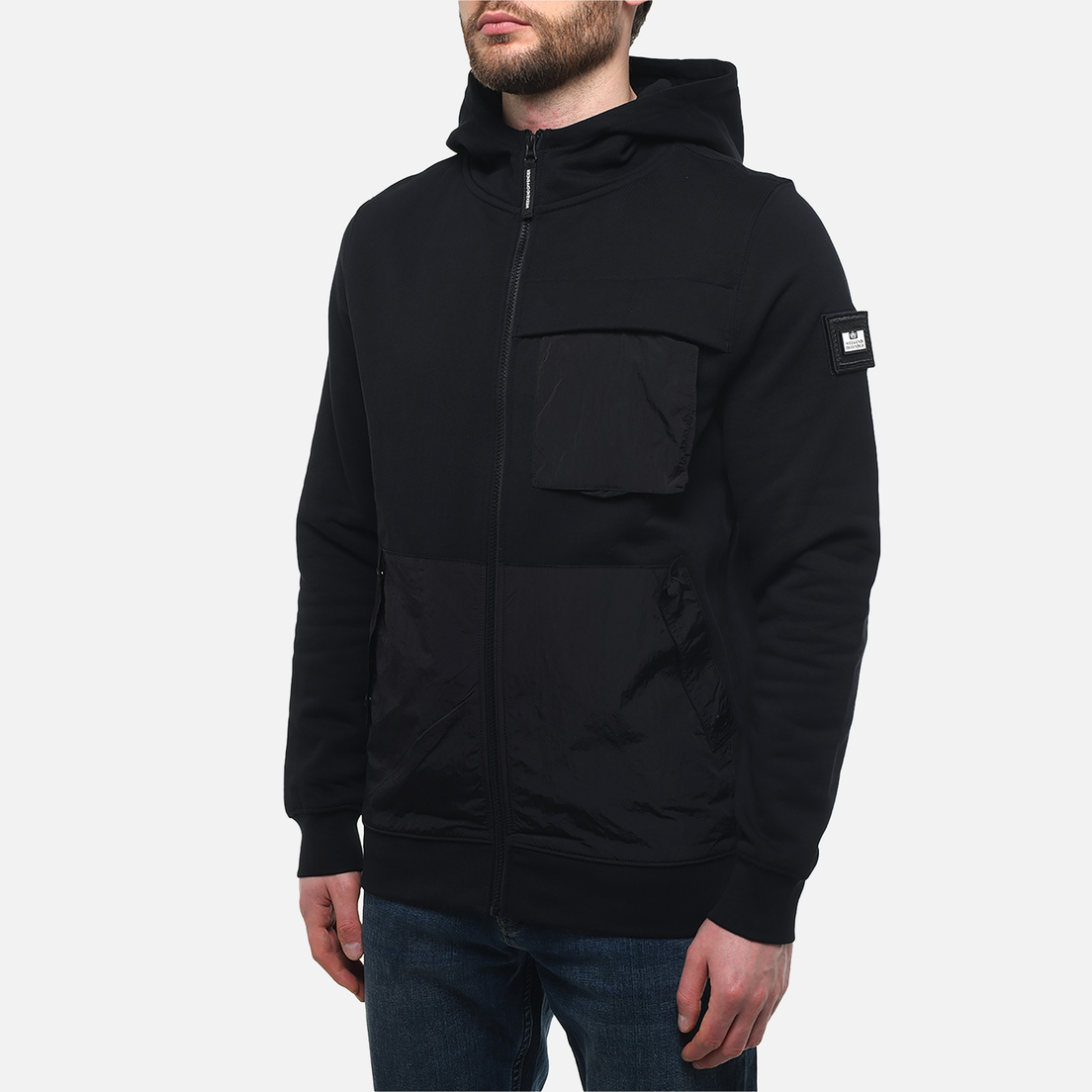 Weekend Offender Мужская толстовка Daponte Zip Through Hoodie