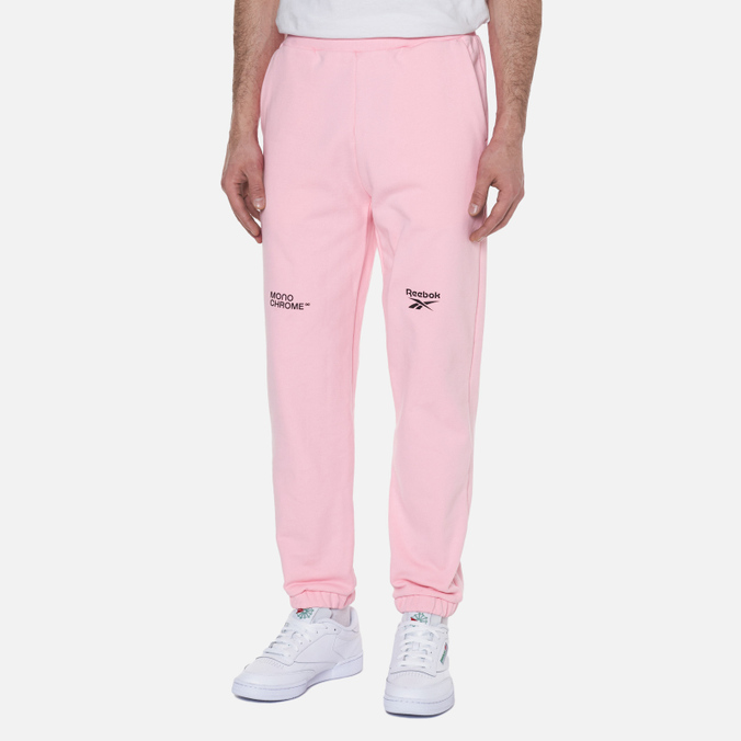 Мужские брюки Reebok, цвет розовый, размер S HE0856 x Monochrome Logo - фото 3