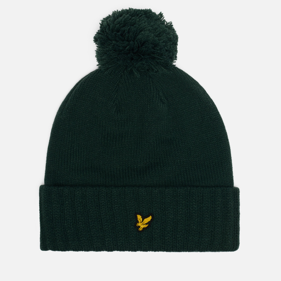 Шапка Lyle & Scott Bobble Beanie Jade Green