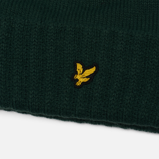 Шапка Lyle & Scott Bobble Beanie Jade Green
