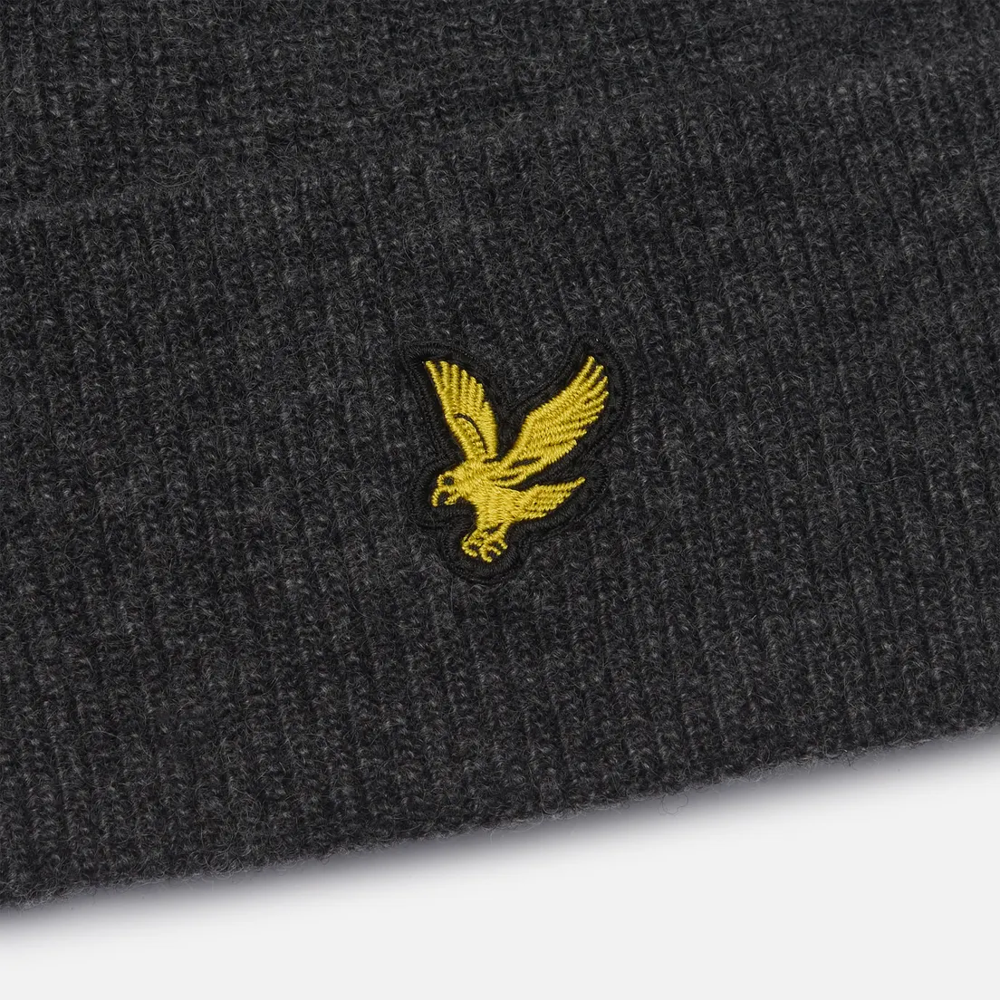 Lyle & Scott Шапка Lambswool Blend Ribbed