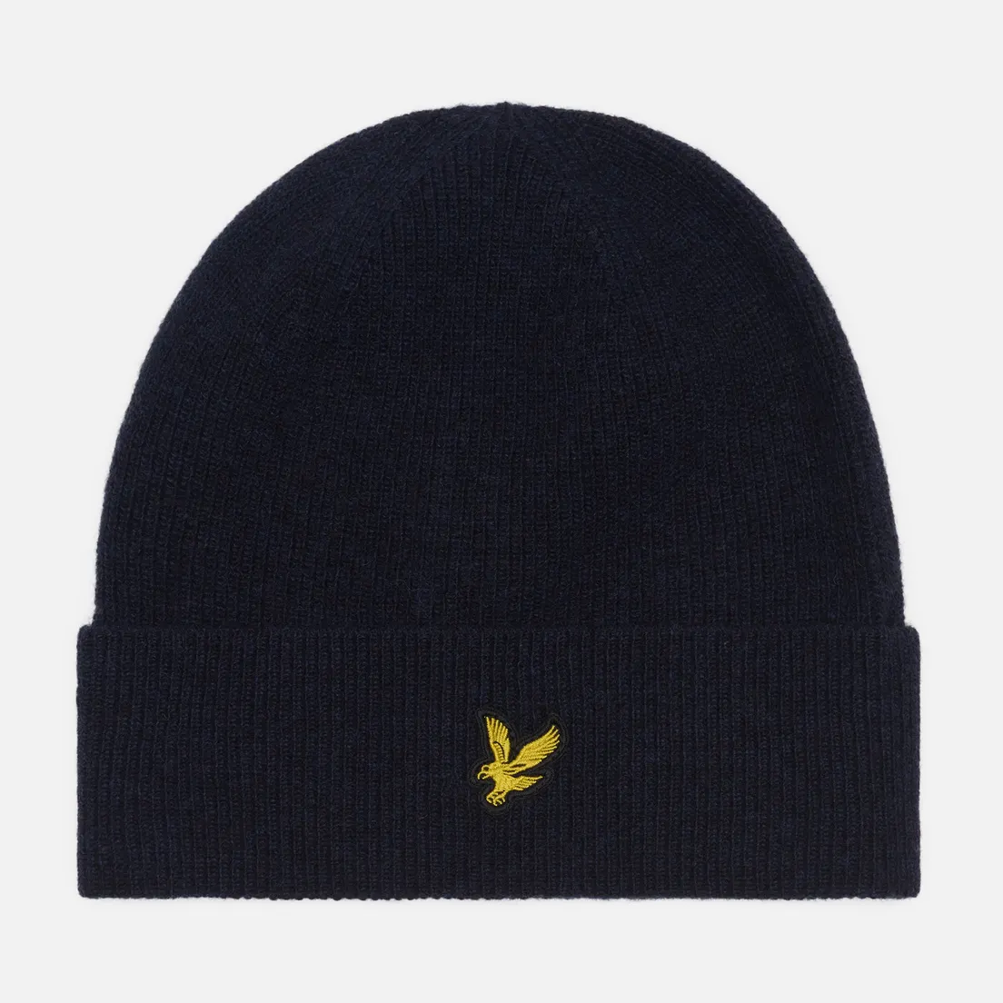 Lyle & Scott Шапка Lambswool Blend Ribbed