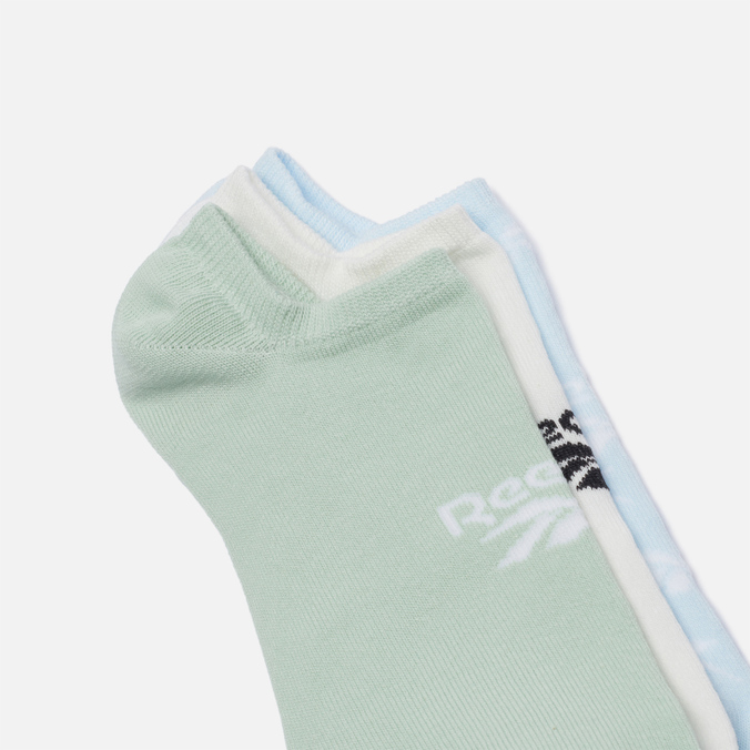 Комплект носков Reebok, цвет комбинированный, размер 43-45 HE2460 3-Pack Classic Invisible - фото 2