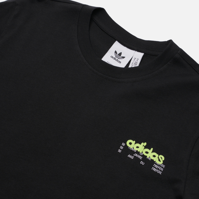 Мужская футболка adidas Originals, цвет чёрный, размер M HE3053 Behind - фото 2