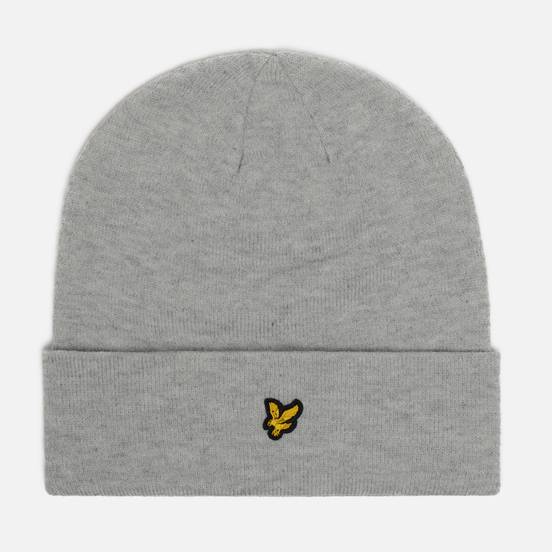 Шапка Lyle & Scott Beanie Light Grey Marl
