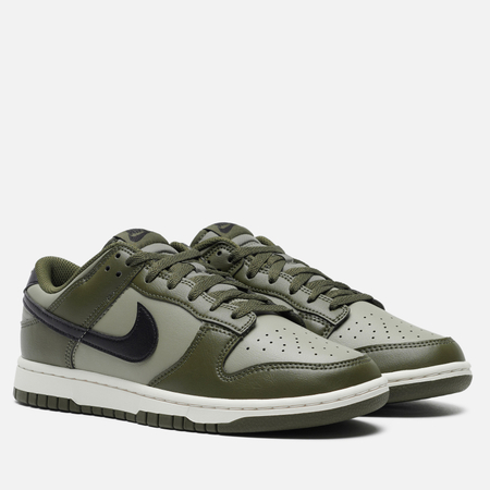 Мужские кроссовки Nike Dunk Low Retro, цвет оливковый, размер 43 EU
