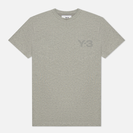 Женская футболка Y-3 Classic Logo, цвет серый, размер L