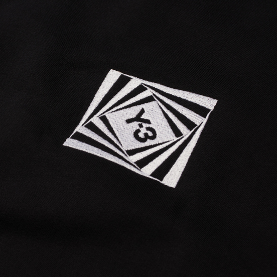 Мужская толстовка Y-3 Chapter 1 Optimistic Illusions Crew Neck Black