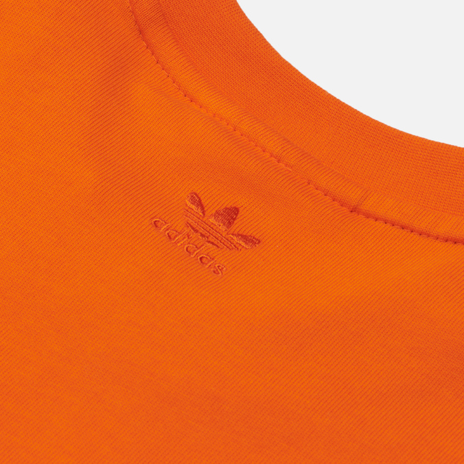 Мужская футболка adidas Originals, цвет оранжевый, размер S HF9953 x Pharrell Williams Human Race Basics - фото 3